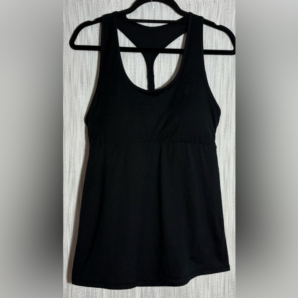 ZYIA Black Tank Top with Built in bra